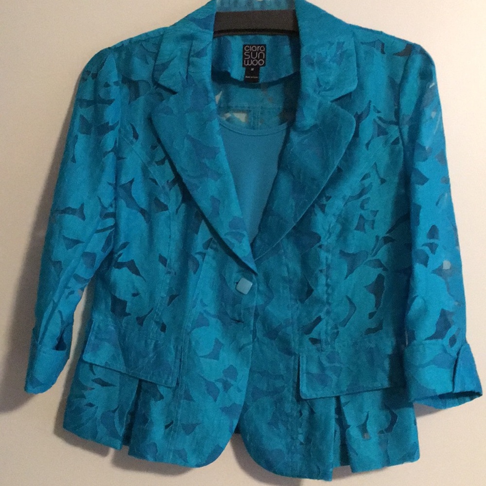 Clara Sun Woo jacket with shell